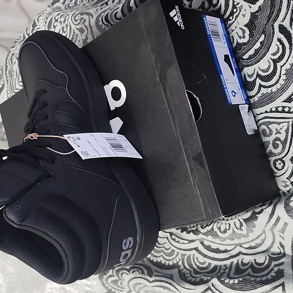 Mens Adidas Hoops 3.0 Mid Sneaker